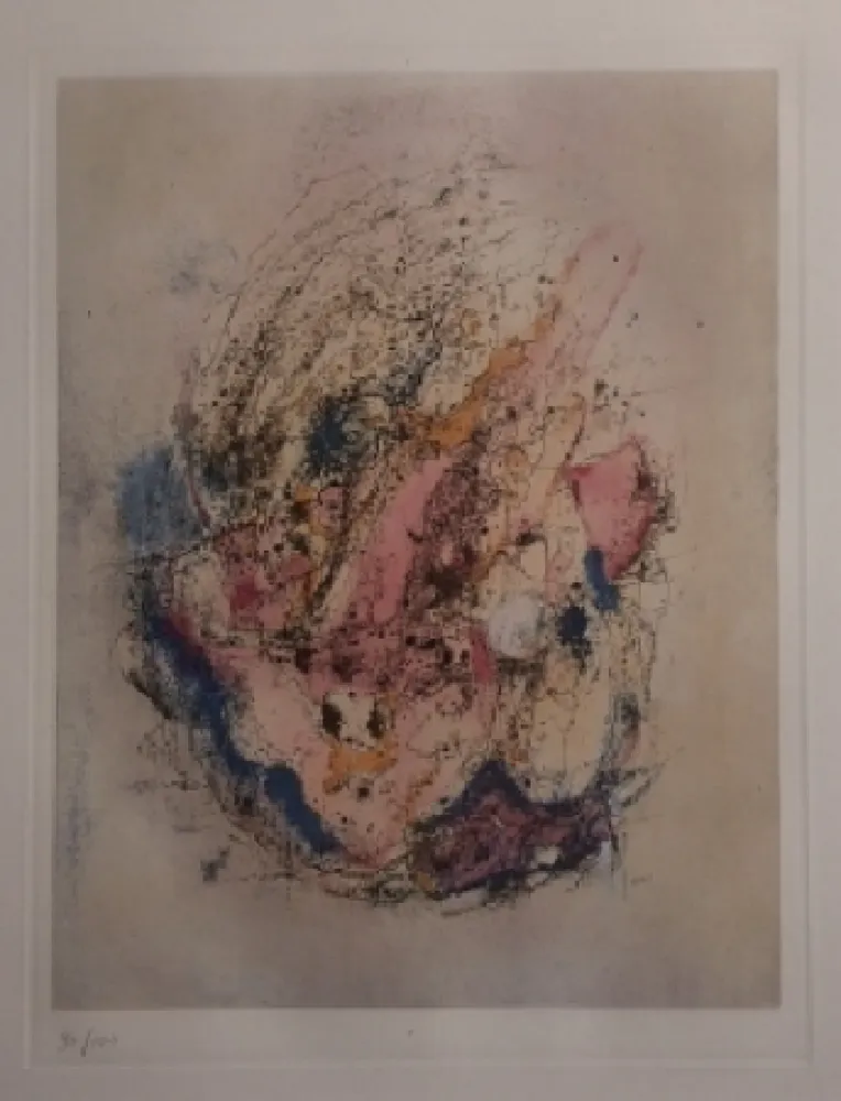 Гравюра Wols - La bête dans le ciel