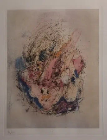 Гравюра Wols - La bête dans le ciel