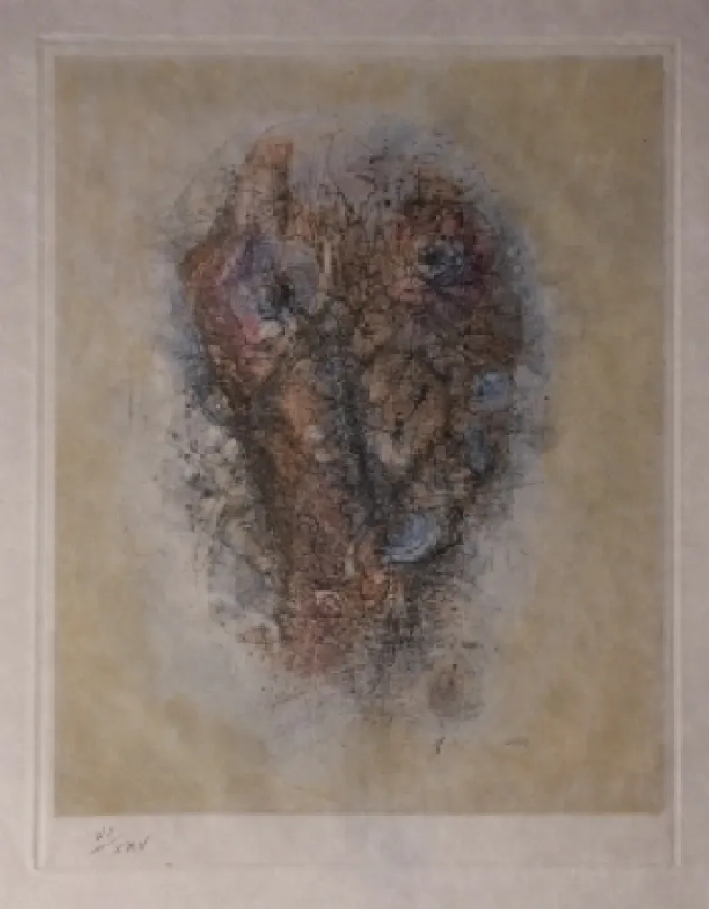 Гравюра Wols - Sombre dimanche