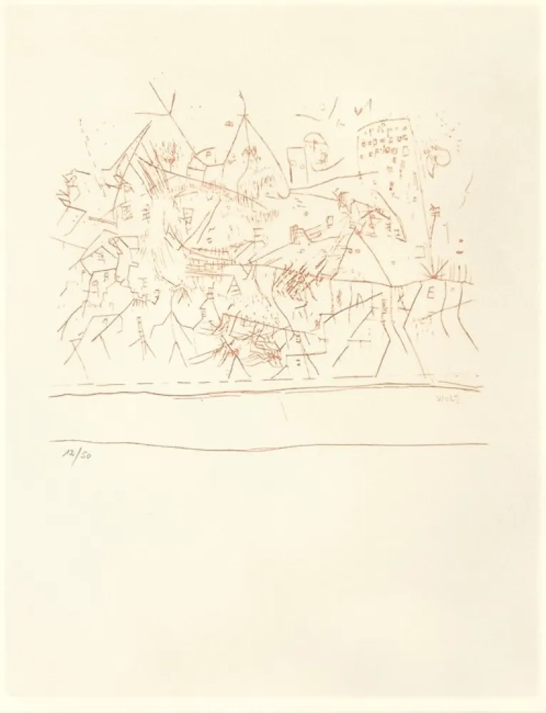 Литография Wols - Untitled