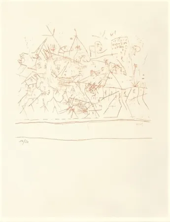 Литография Wols - Untitled