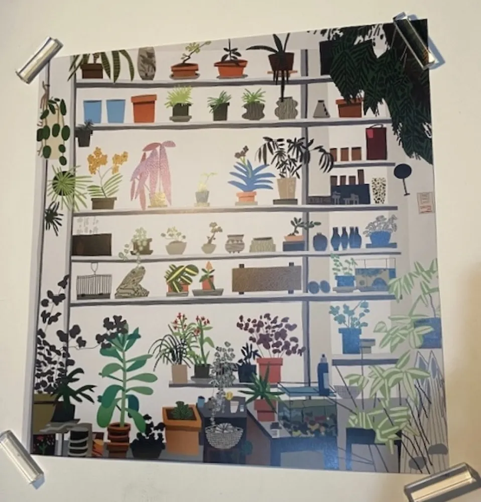 Афиша Wood - Large Shelf Still life