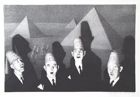 Литография Wood - Shrine quartet