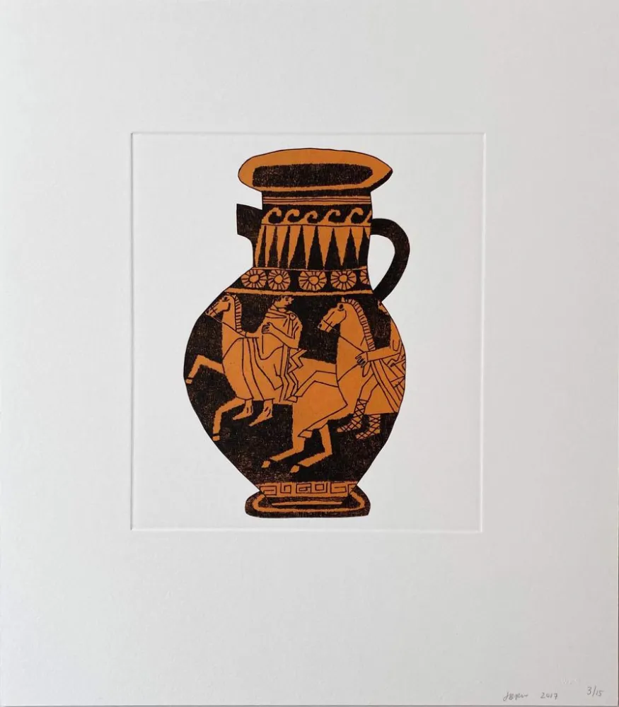 Гравюра Wood - Untitled (3) from 8 Pots