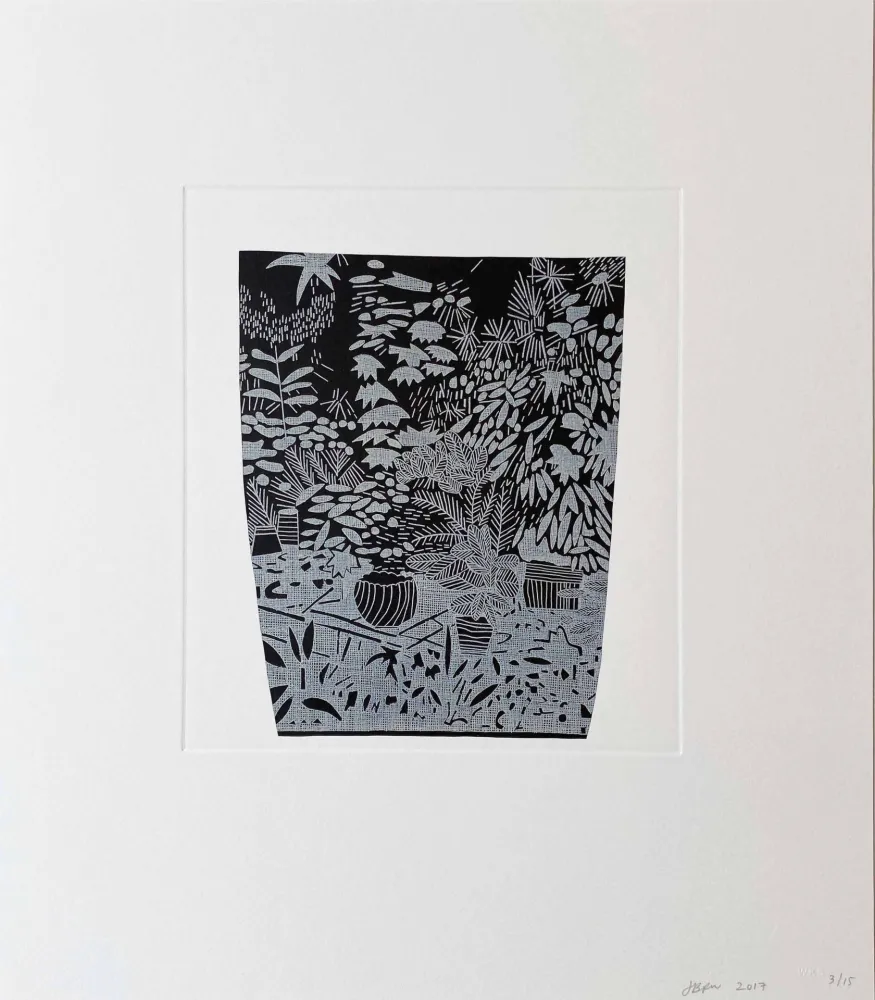 Гравюра Wood - Untitled (8) from 8 Pots