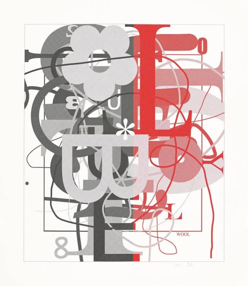 Сериграфия Wool - Untitled II
