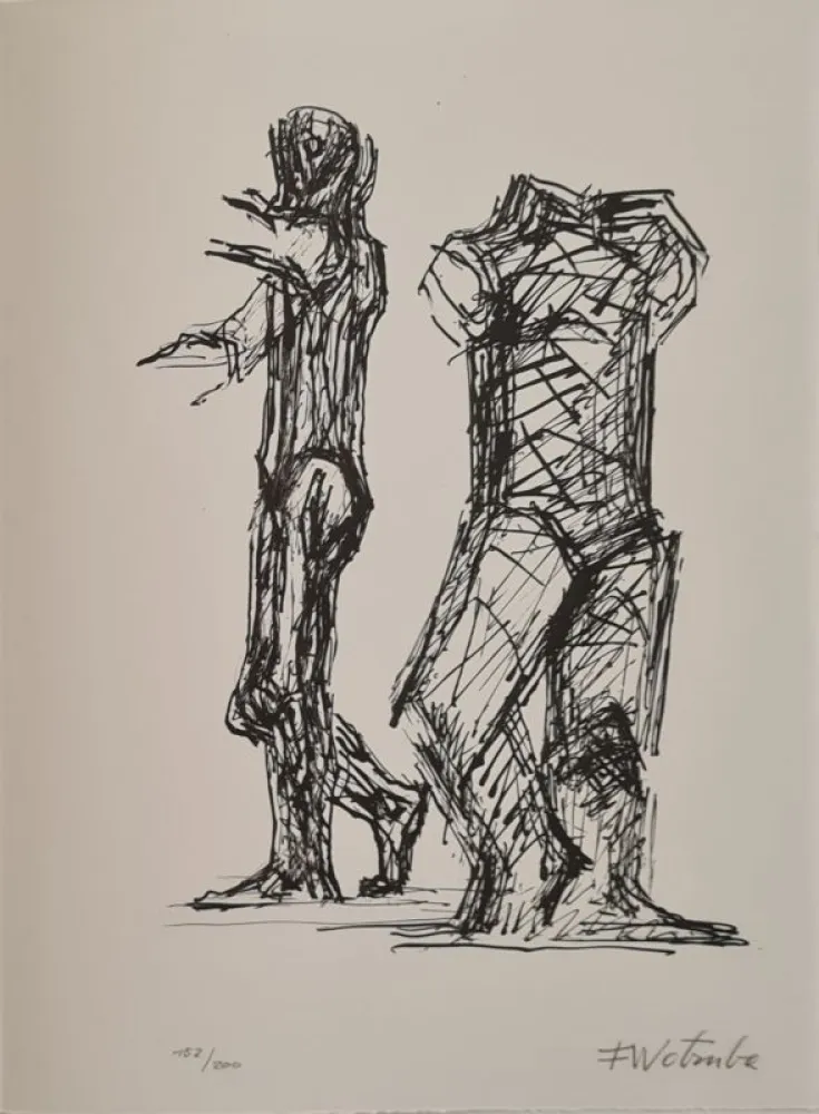 Литография Wotruba - Erker-Treffen 2 