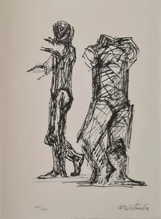 Литография Wotruba - Erker-Treffen 2 