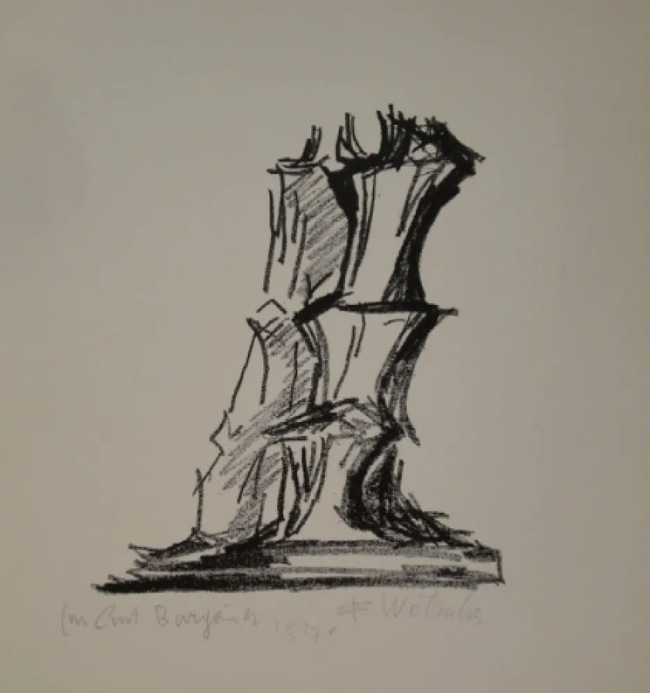 Литография Wotruba - Komposition