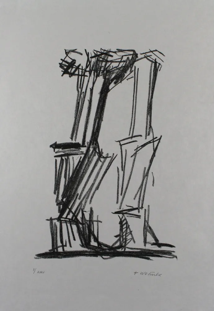 Литография Wotruba - Komposition