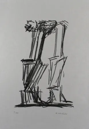 Литография Wotruba - Komposition