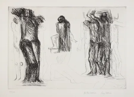 Гравюра Wotruba - Ommagio a Michelangelo