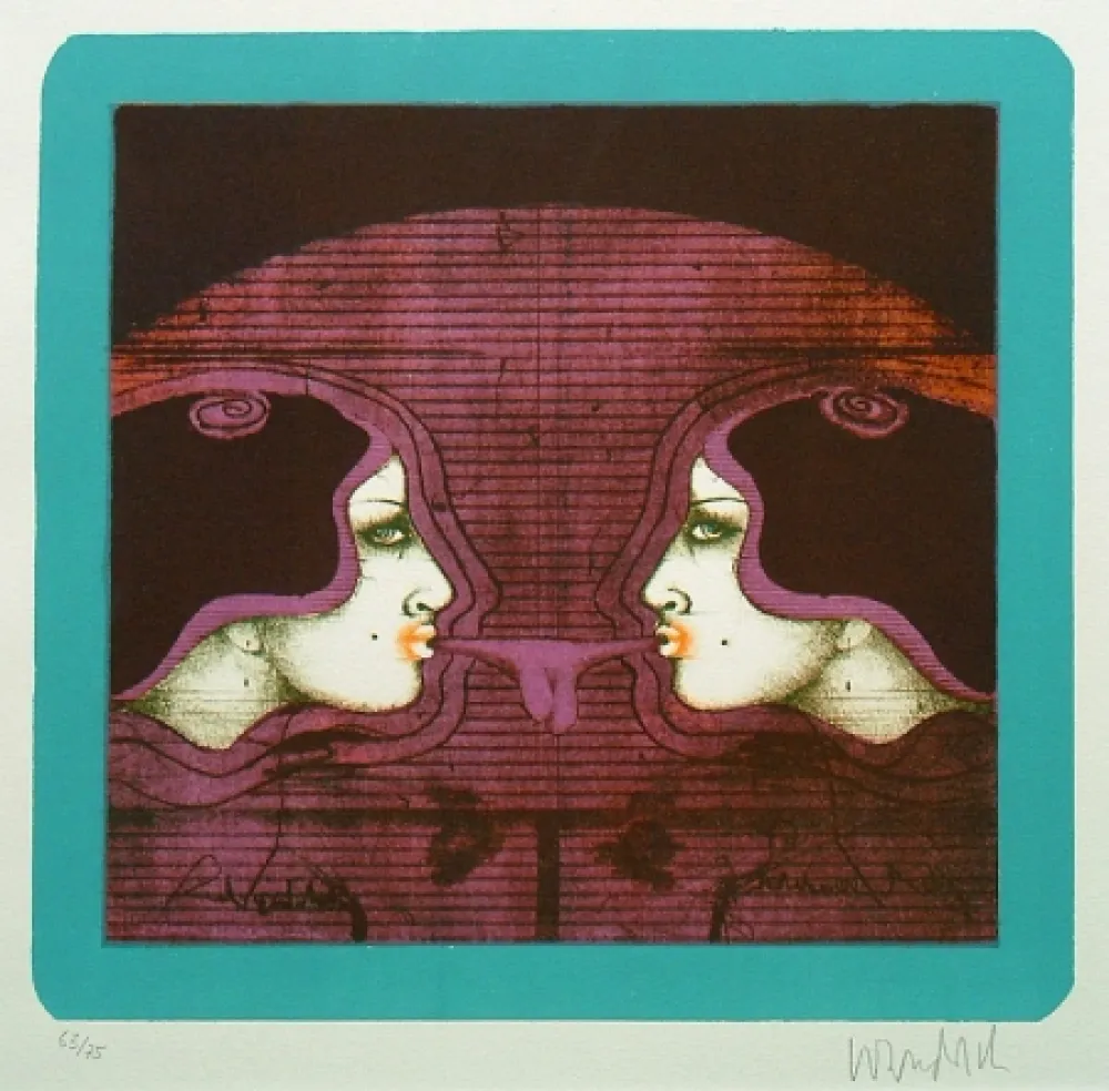 Литография Wunderlich - Bubble Gum