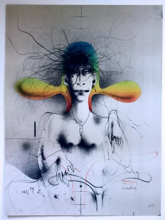 Литография Wunderlich - Easy Rider