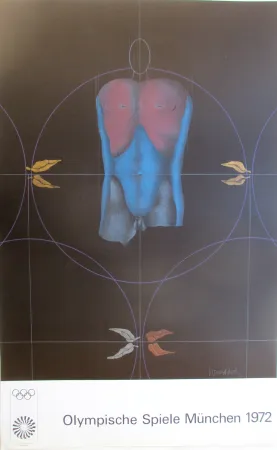 Литография Wunderlich - OL 1972, Original colourlithograph