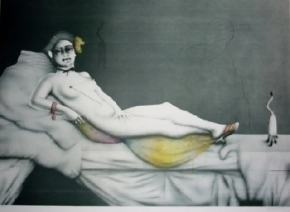 Литография Wunderlich - Olympia I