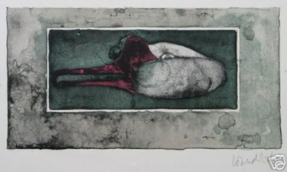 Литография Wunderlich - Schwanenkopf