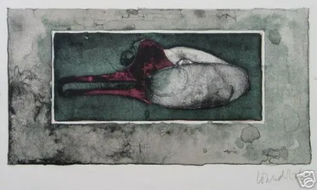 Литография Wunderlich - Schwanenkopf