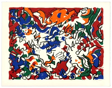 Литография Wyckaert - Carnaval Barbare