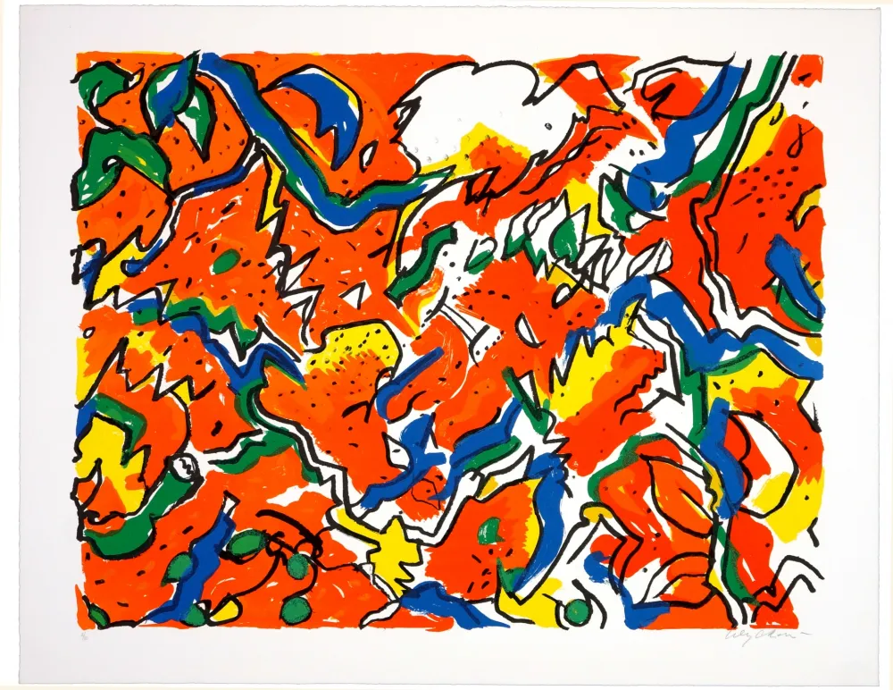 Литография Wyckaert - Colchiques euphoriques