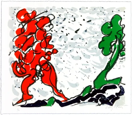 Литография Wyckaert - Epistle to the earl of Burlington 7