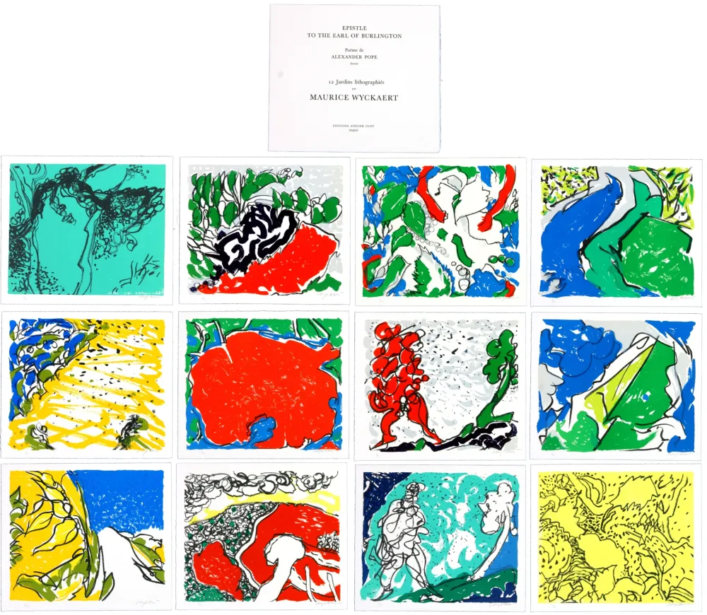 Литография Wyckaert - Epistle to the earl of Burlington (complete portofolio)