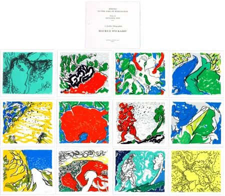 Литография Wyckaert - Epistle to the earl of Burlington (complete portofolio)