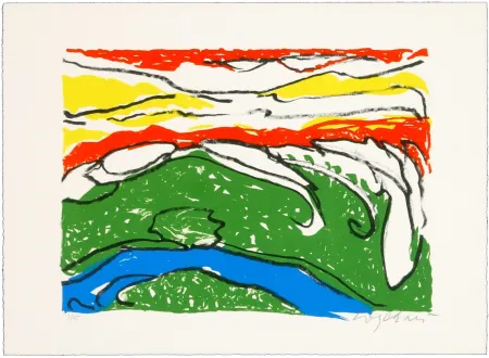 Литография Wyckaert - Petit ruisseau