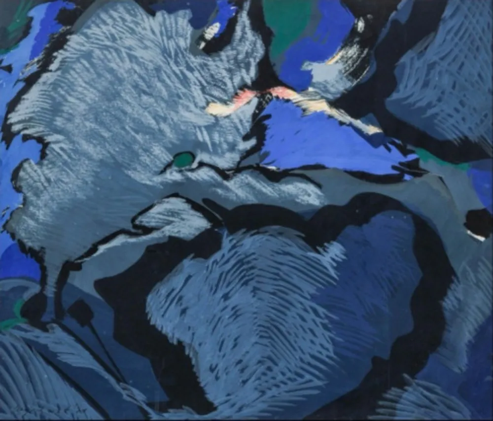 Монотип Wyckaert - Sans titre