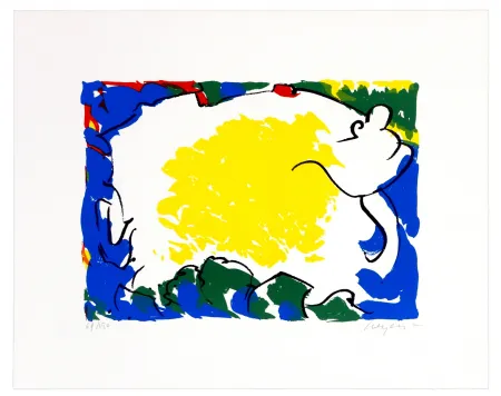 Литография Wyckaert - Sans titre