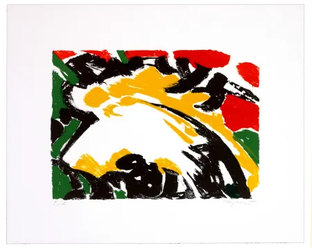 Литография Wyckaert - Sans Titre