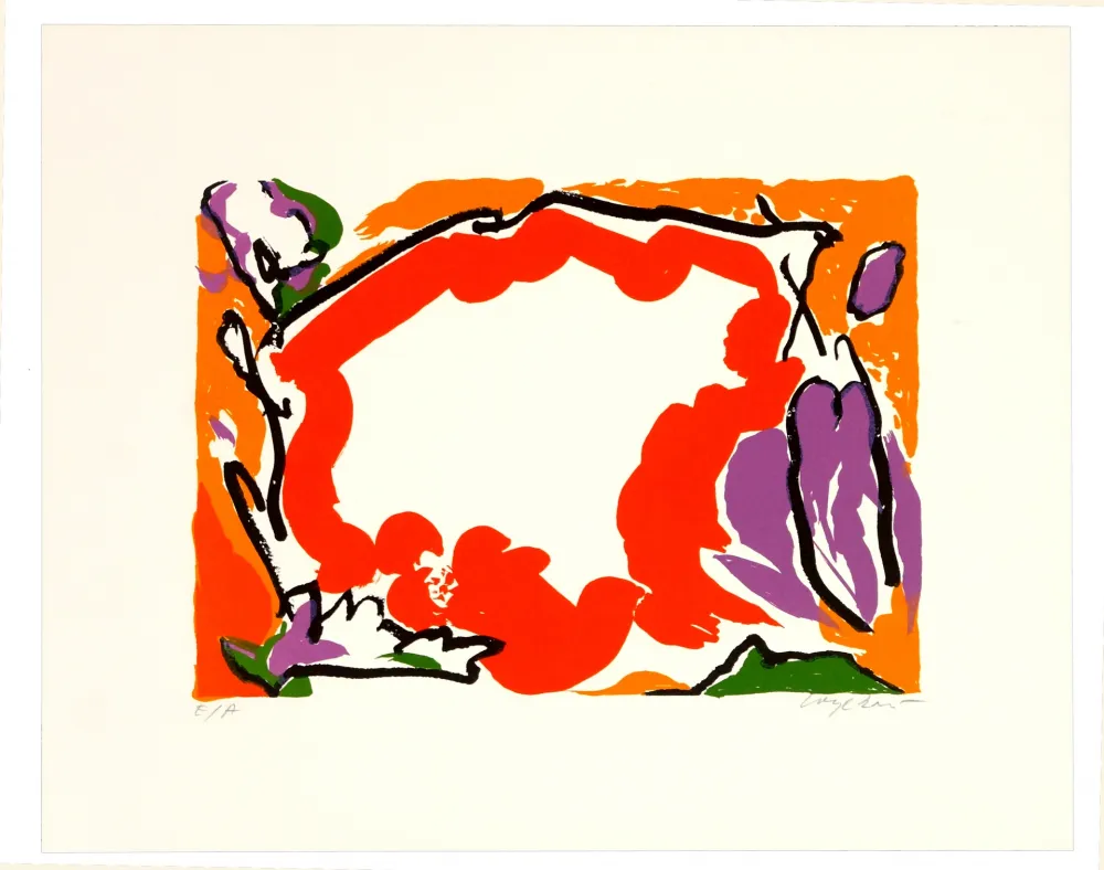 Литография Wyckaert - Sans titre