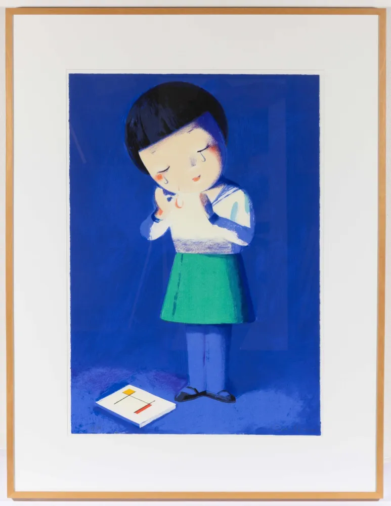 Литография Ye - Crying Girl