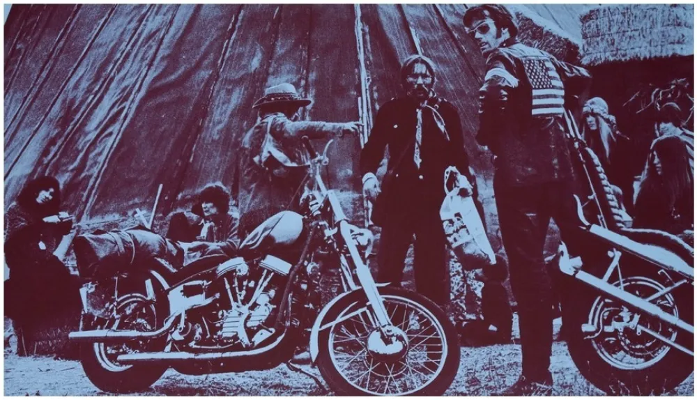 Сериграфия Young - Easy Rider