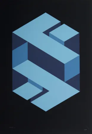 Сериграфия Yturralde - Figura imposible