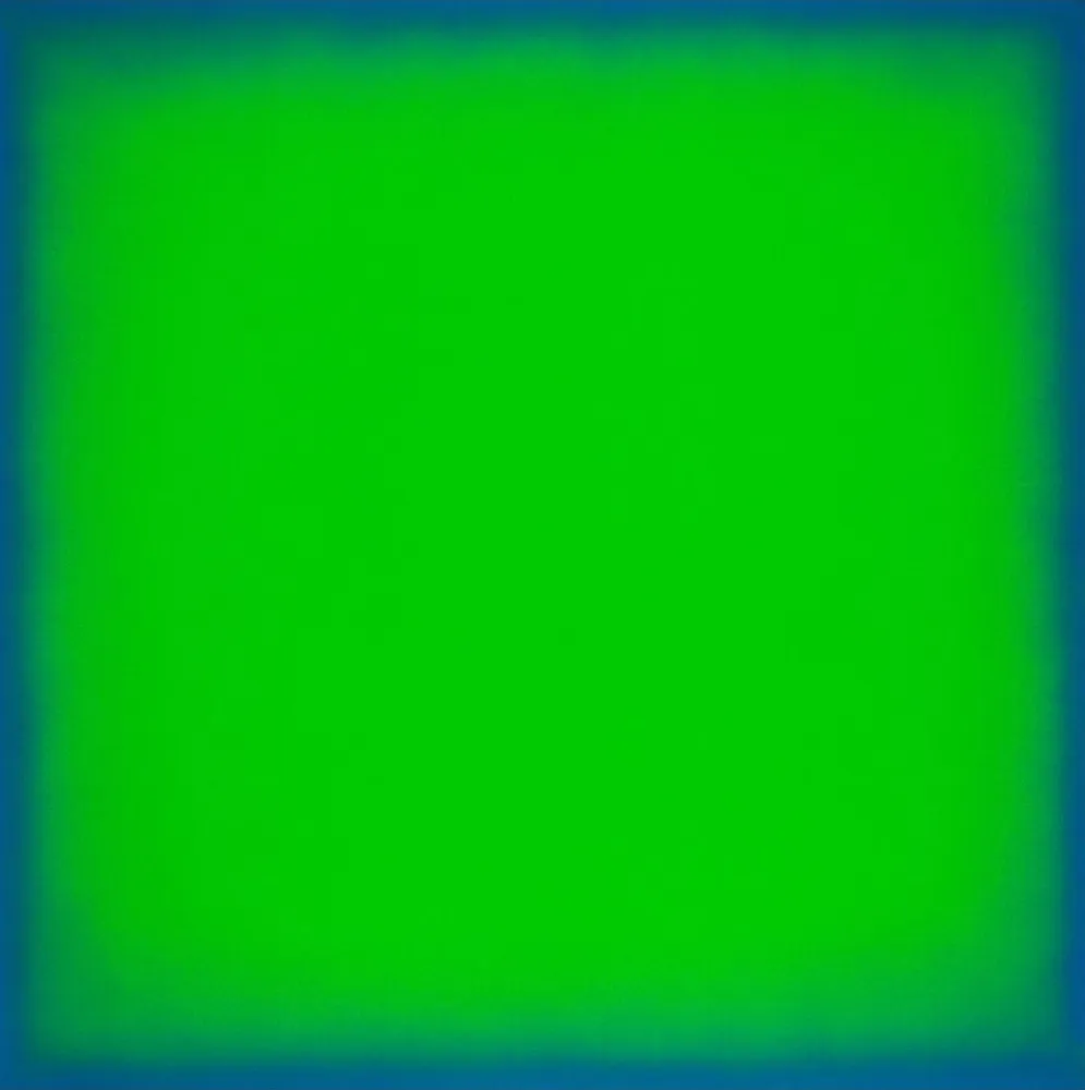 Сериграфия Yturralde - Postludio IV (Green and Blue)