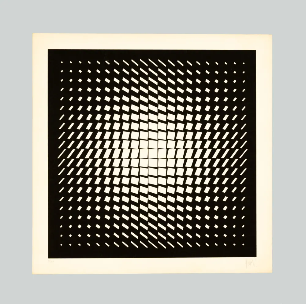 Сериграфия Yvaral - Composition