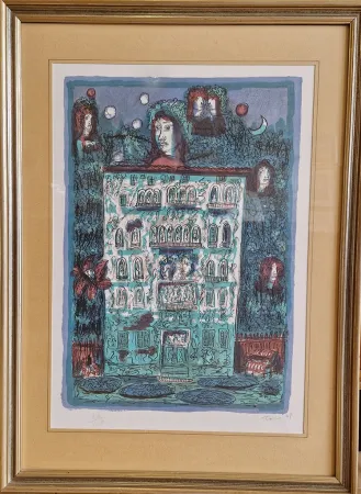 Литография Zancanaro - Composizione