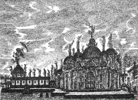 Офорт Zancanaro - La Salute