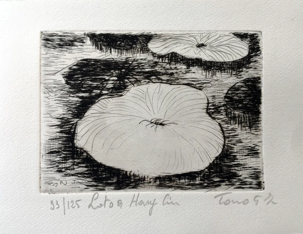 Офорт Zancanaro - Loto a Hang-Cin