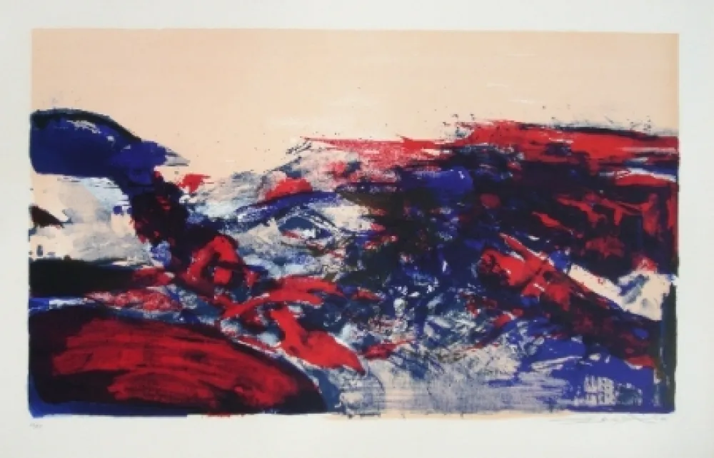 Литография Zao - A la gloire de l'image 274