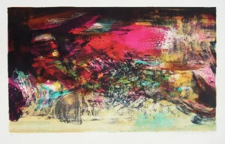 Литография Zao - A la gloire de l'image 276