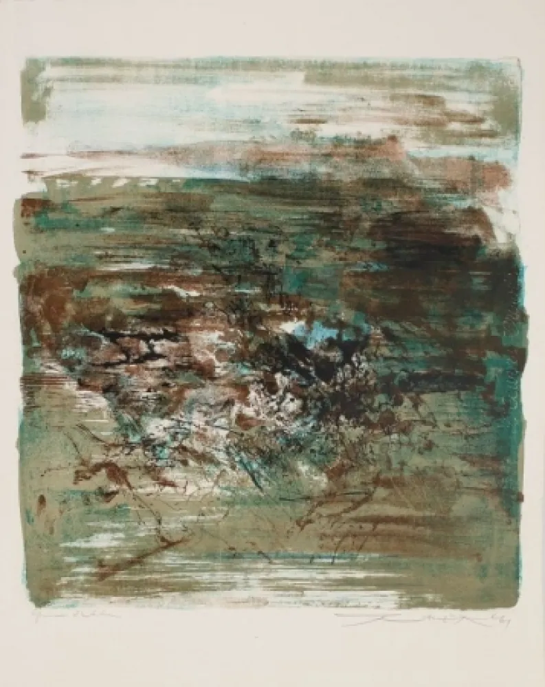 Литография Zao - Composition 1961
