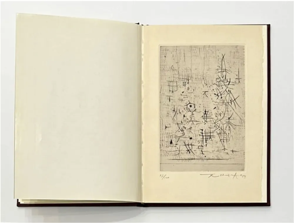 Иллюстрированная Книга Zao - Composition - Gravure signée