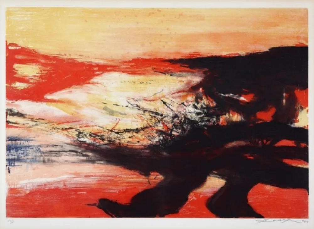 Офорт И Аквитанта Zao - Etching with Aquatinte 