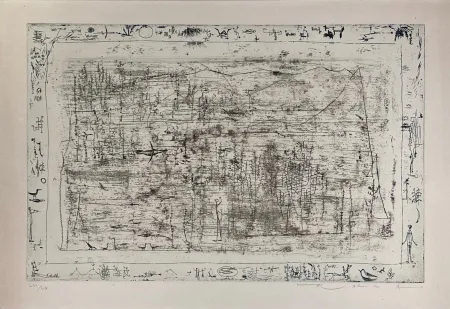 Офорт Zao - Flore et faune 