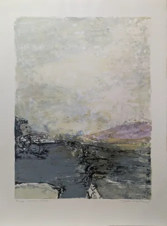 Литография Zao - Hommage à Nobutaka Shikanai 