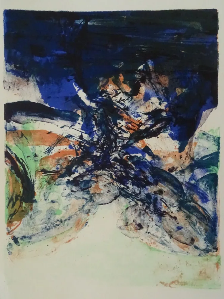 Литография Zao - Hommage a San Lazarro