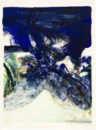 Литография Zao - Hommage à San Lazzaro