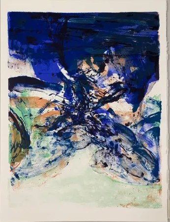 Литография Zao - Hommage à San Lazzaro